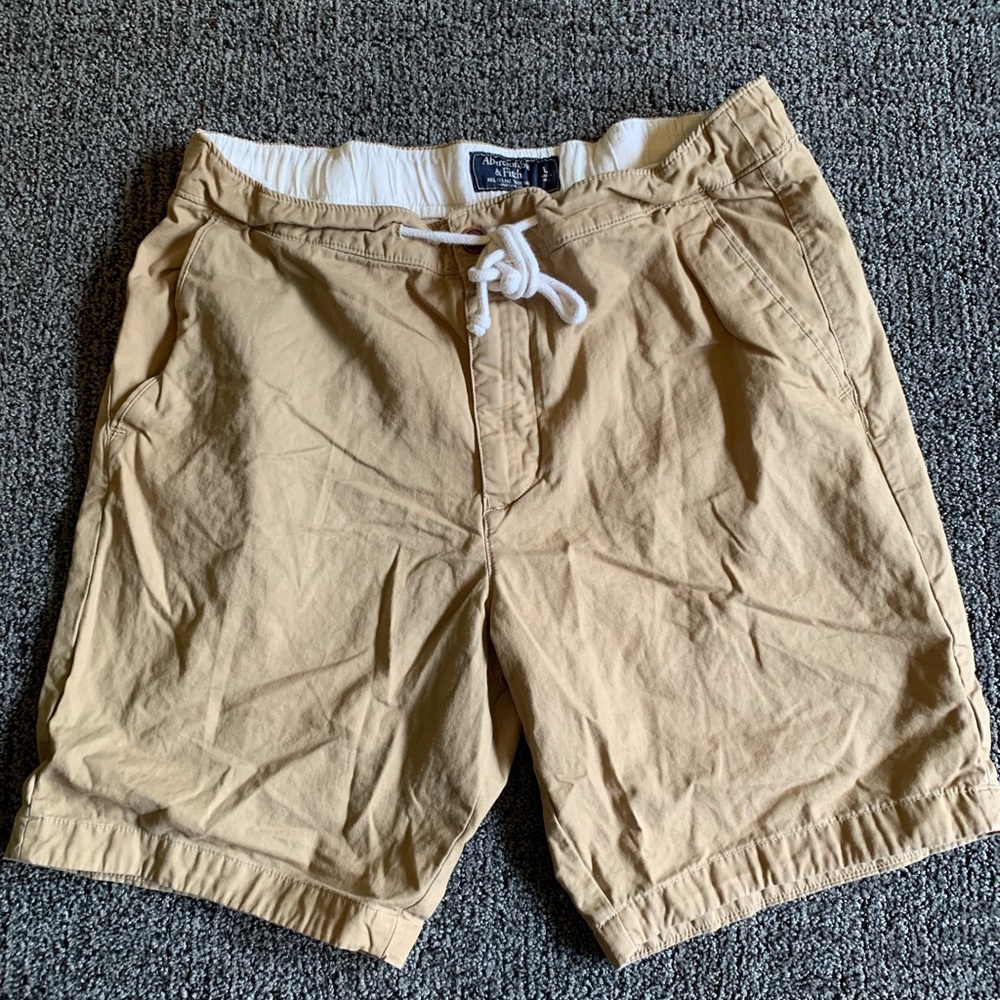Men Khaki Beach Shorts Large